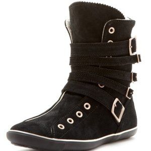 Convese Multi Strap Suede High Top Shoes | Sz 7.5